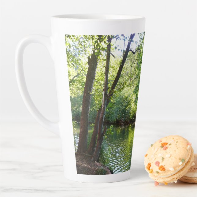 Oak Creek I in Sedona Arizona Nature Photography Latte Mug (In Situ)