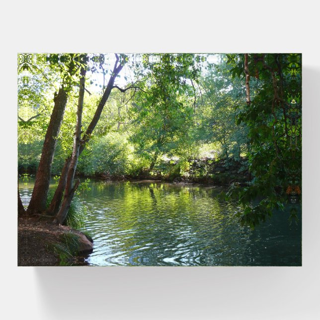 Oak Creek I in Sedona Arizona Nature Photography Paperweight (Front)