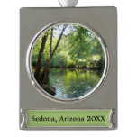 Oak Creek I in Sedona Arizona Nature Photography Silver Plated Banner Ornament