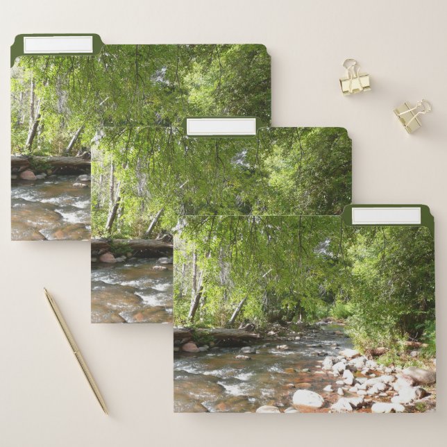 Oak Creek II in Sedona Arizona Nature Photography File Folder (Set)
