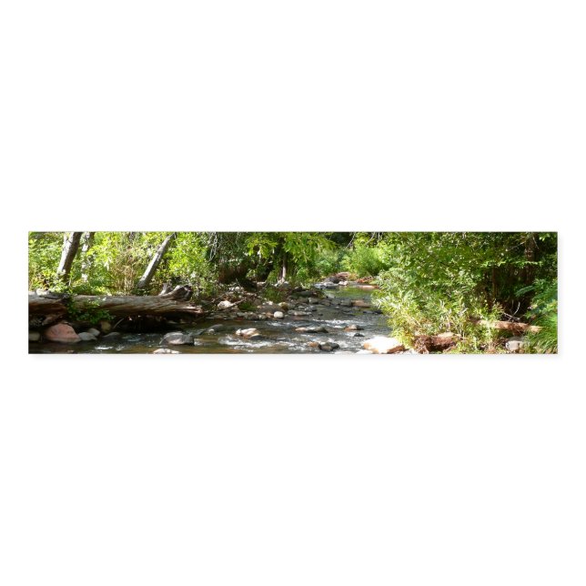 Oak Creek II in Sedona Arizona Nature Photography Napkin Bands (Unfolded)