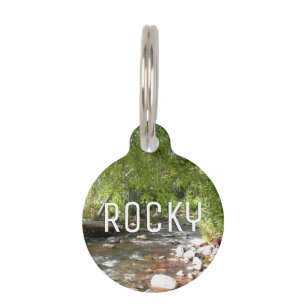 Oak Creek II in Sedona Arizona Nature Photography Pet ID Tag