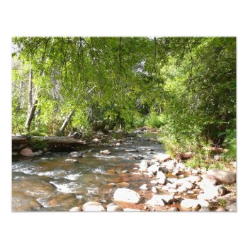 Oak Creek Ii In Sedona Arizona Nature Photography Photo Print by mlewallpapers at Zazzle