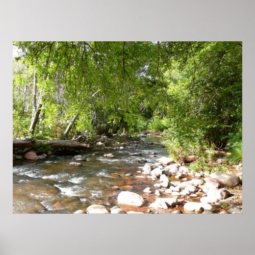 Oak Creek II in Sedona Arizona Nature Photography Poster