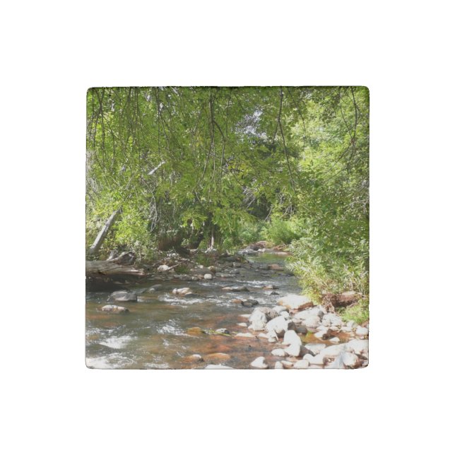 Oak Creek II in Sedona Arizona Nature Photography Stone Magnet (Front)