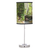 Oak Creek II in Sedona Arizona Nature Photography Table Lamp (Back)