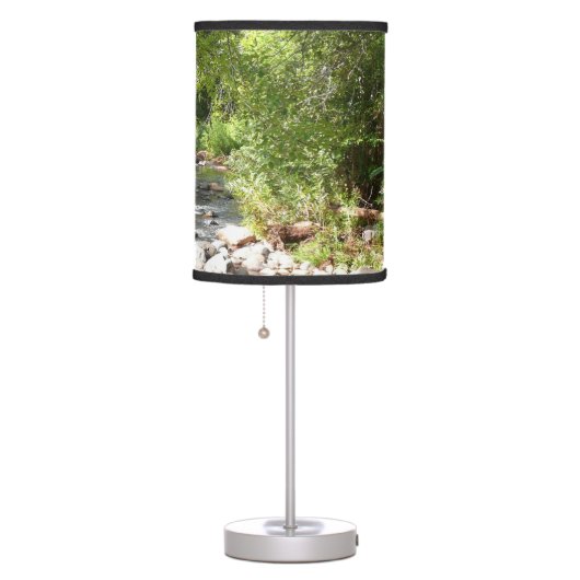 Oak Creek II in Sedona Arizona Nature Photography Table Lamp (Right)