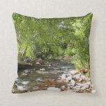 Oak Creek II in Sedona Arizona Nature Photography Throw Pillow