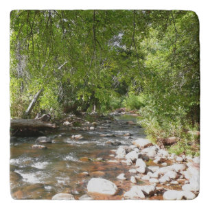 Oak Creek II in Sedona Arizona Nature Photography Trivet