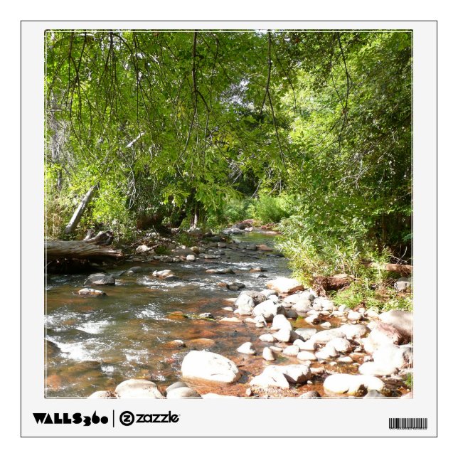 Oak Creek II in Sedona Arizona Nature Photography Wall Decal (Front)