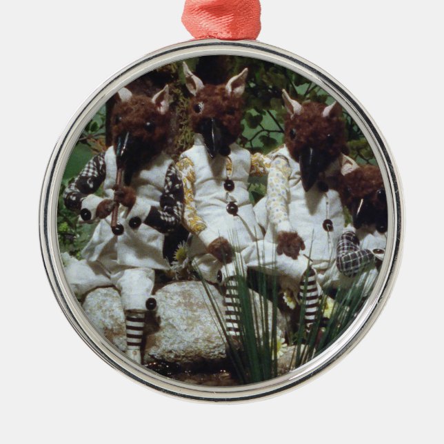 Oak Dwellers from Blood Tea and Red String Metal Ornament (Front)