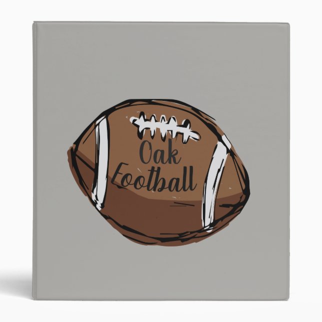 Oak Football Binder (Front)