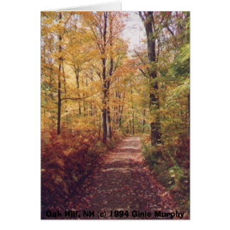 "Oak Hill in the Fall, Loudon, NH" Cards