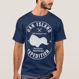 Oak Island Expedition Treasure Hunting Retro T-Shirt