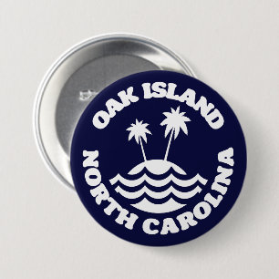Oak Island,North Carolina Button