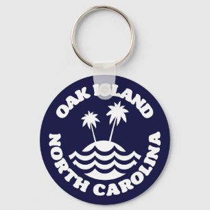 Oak Island,North Carolina Keychain