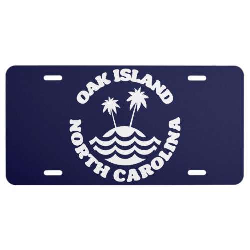 Oak IslandNorth Carolina License Plate