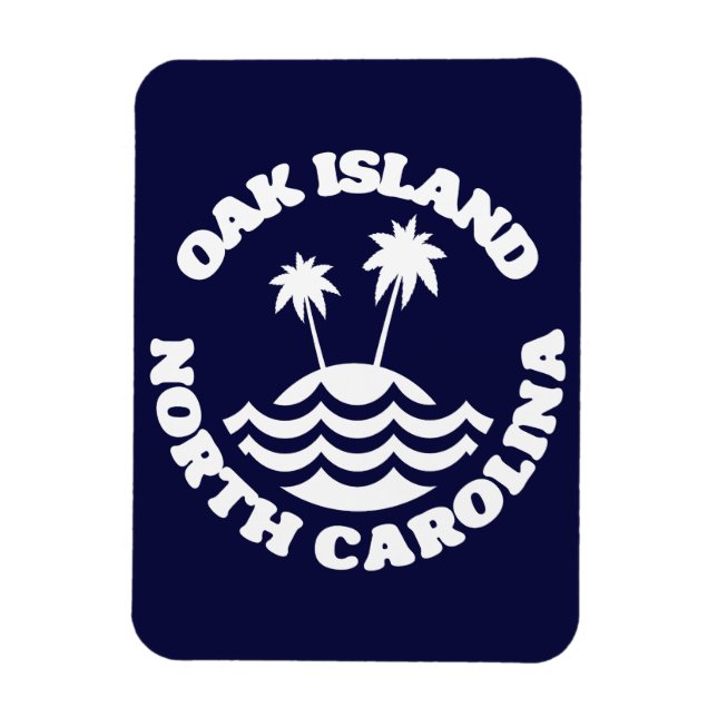 Oak Island,North Carolina Magnet (Vertical)