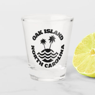 Oak Island,North Carolina Shot Glass