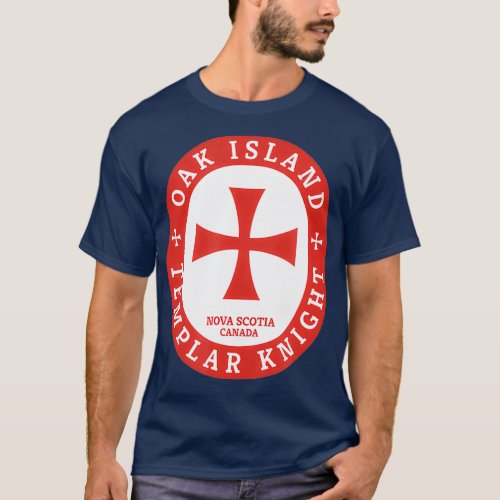 Oak Island Templar Knights Treasure Gift T_Shirt