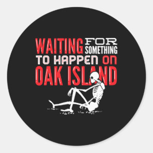 Oak Island Treasure Hunting Oak Island Mystery Classic Round Sticker