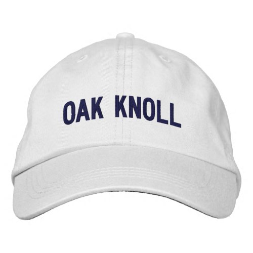 Oak Knoll Embroidered Hat