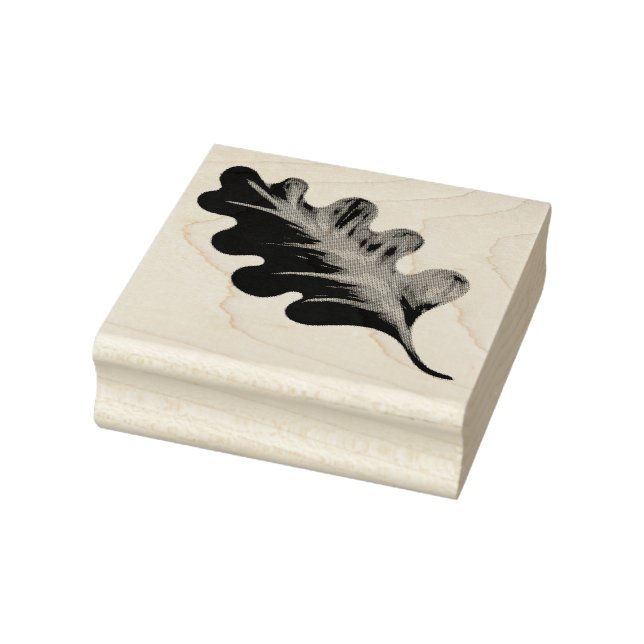    Oak Leaf Autumn Foliage Scrapbooking Journaling Rubber Stamp (Stamp)