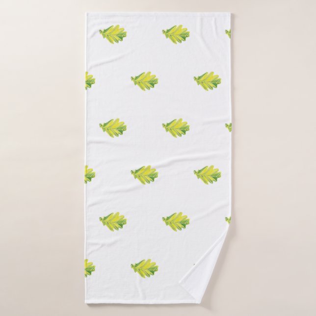 Oak leaf bathroom towels (Bath Towel)