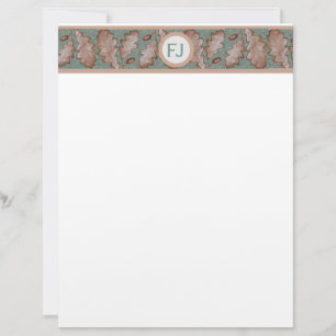  Oak leaf Border Letterhead