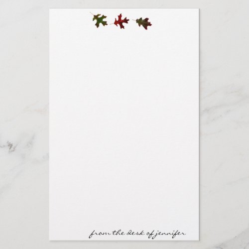 Oak Leaf Parade Stationery