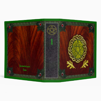 oak leaf pentacle 3 ring binder