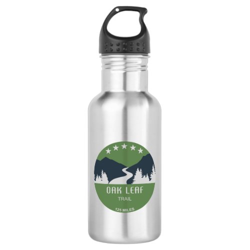 Oak Leaf Trail Stainless Steel Water Bottle