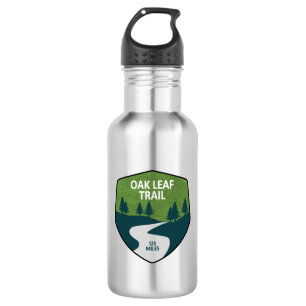 Oak Leaf Trail Stainless Steel Water Bottle
