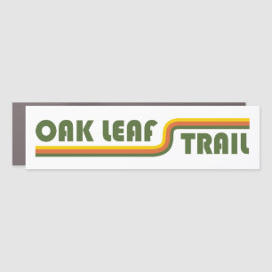 Oak Leaf Trail Wisconsin Car Magnet
