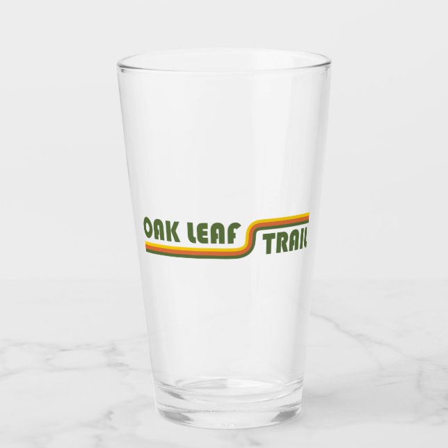 Oak Leaf Trail Wisconsin Glass (Front)