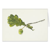 Oak leaf with acorn (Front Horizontal)