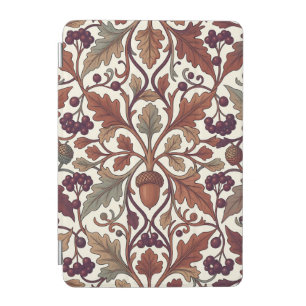 Oak Leaves Acorns Berries William Morris Style iPad Mini Cover