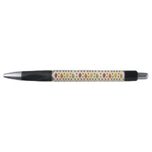 Oak leaves and Acorns Fall Autumn Patterned Pen
