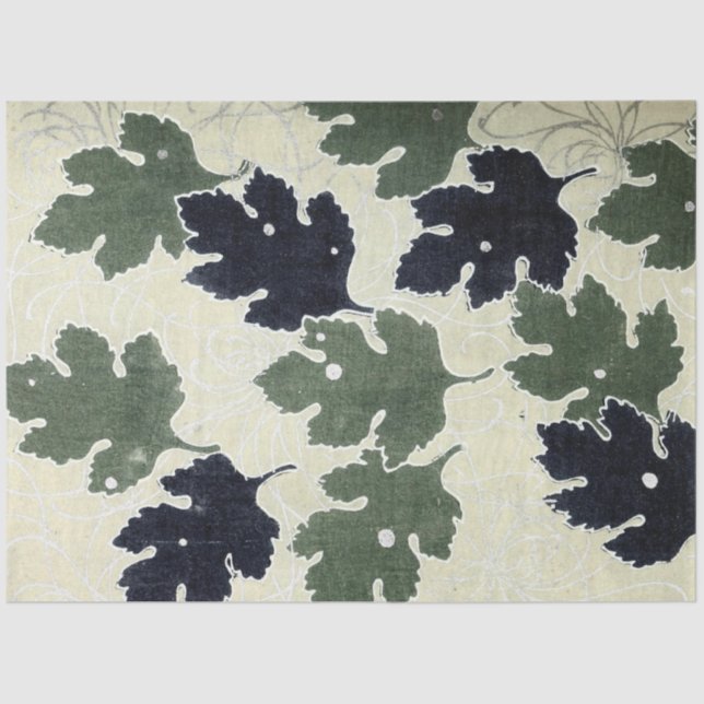 Oak Leaves in Autumn Tissue Paper (Front)