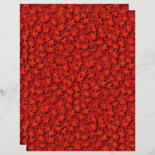 Oak Leaves Nature Art Pattern Scrapbook