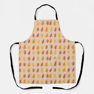 Oak Leaves Pattern Apron