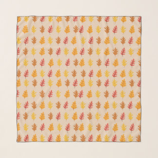 Oak Leaves Pattern Scarf