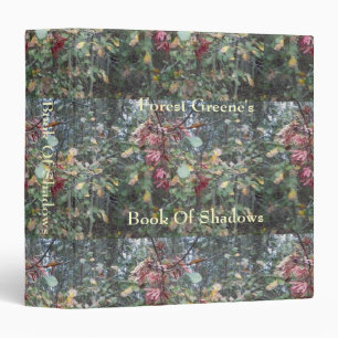 Oak & Maple Spellbook Md. BOS Book of Shadows Binder