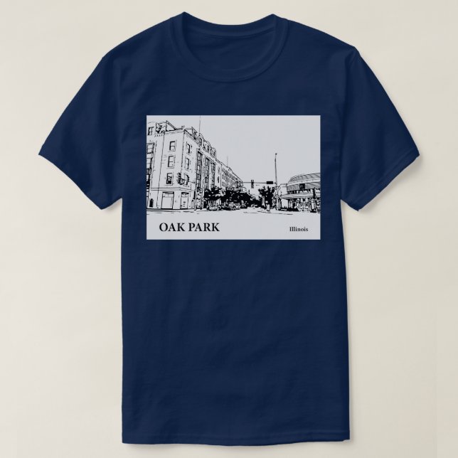 Oak Park Illinois TShirt 2 (Design Front)