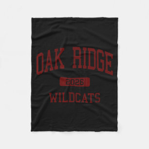 Oak ridge high school class of 2026 oak ridge tn fleece blanket