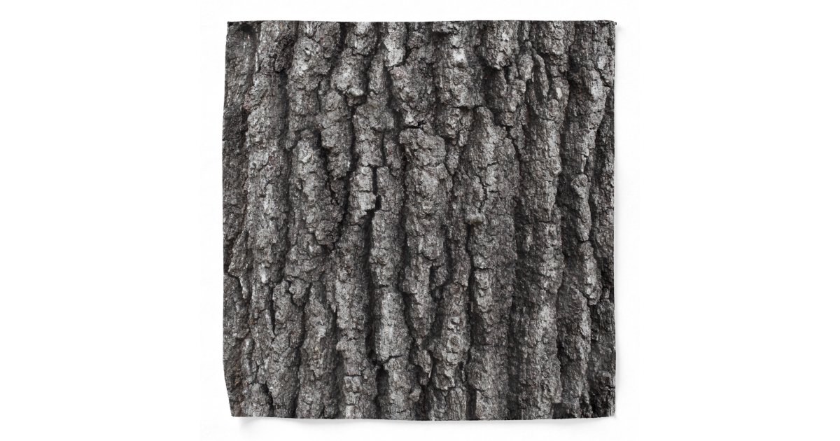 Oak Tree Bark Bandana Zazzle Com