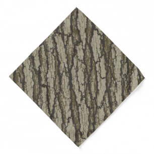 Oak Tree Bark Camo for Men Hunting Apparel Bandana