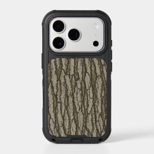 Oak Tree Bark Camo Pattern Graphic iPhone 17 Pro Case