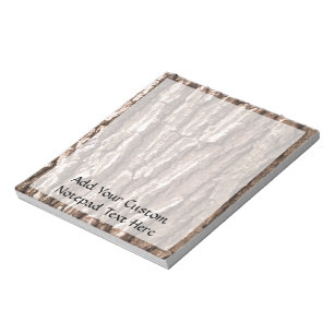 Oak Tree Bark Graphic Notepad
