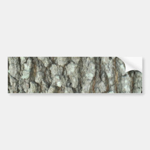 Oak Tree Bark Real Wood Camo Nature Camouflage Bumper Sticker